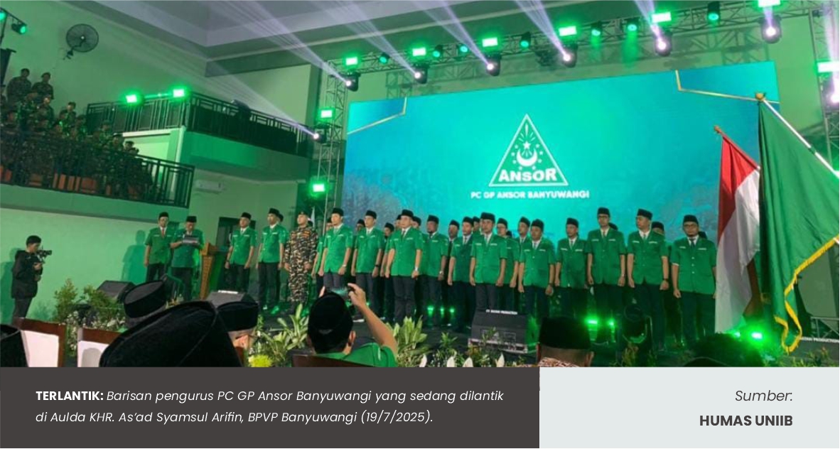 MAHASISWA KKN MENGHADIRI INAUGURASI PC GP ANSOR KABUPATEN BANYUWANGI