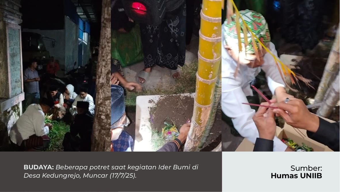 MAHASISWA KKN PPM UNIIB IKUT MERIAHKAN TRADISI IDER BUMI DI DESA KEDUNGREJO