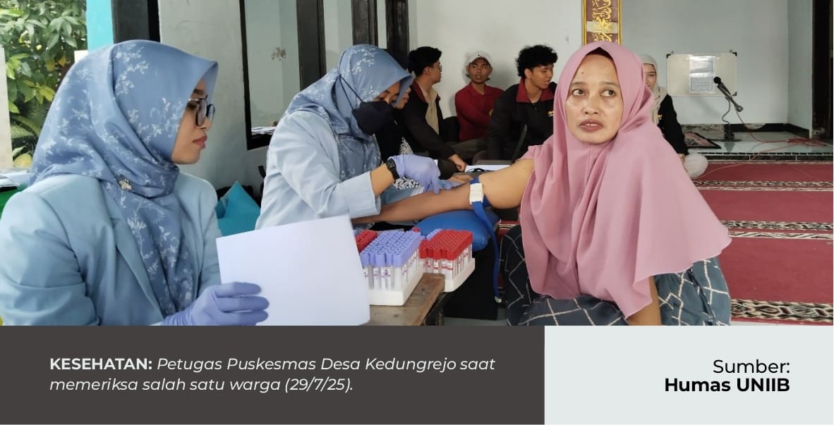 KOLABORASI KKN-PPM UNIIB DAN PUSKESMAS KEDUNGREJO : PENDAMPINGAN PROLANIS 2025