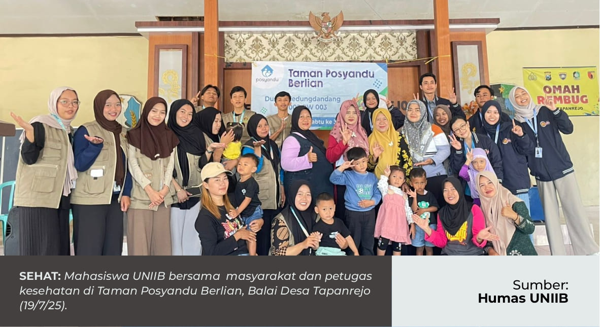 Mahasiswa KKN- PPM Laksanakan Taman Posyandu Berlian Di Balai Desa Tapanrejo