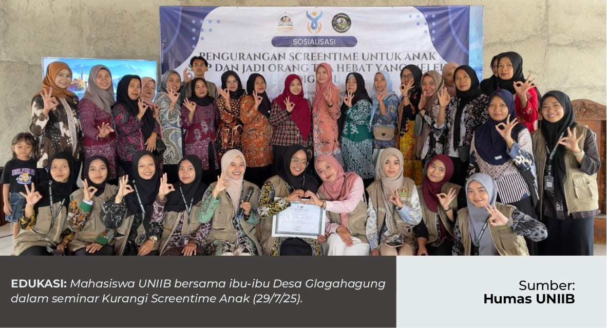 Edukasi Orang Tua Era Digital, Mahasiswa KKN UNIIB Desa Glagahagung Gelar Seminar Kurangi Screentime Anak