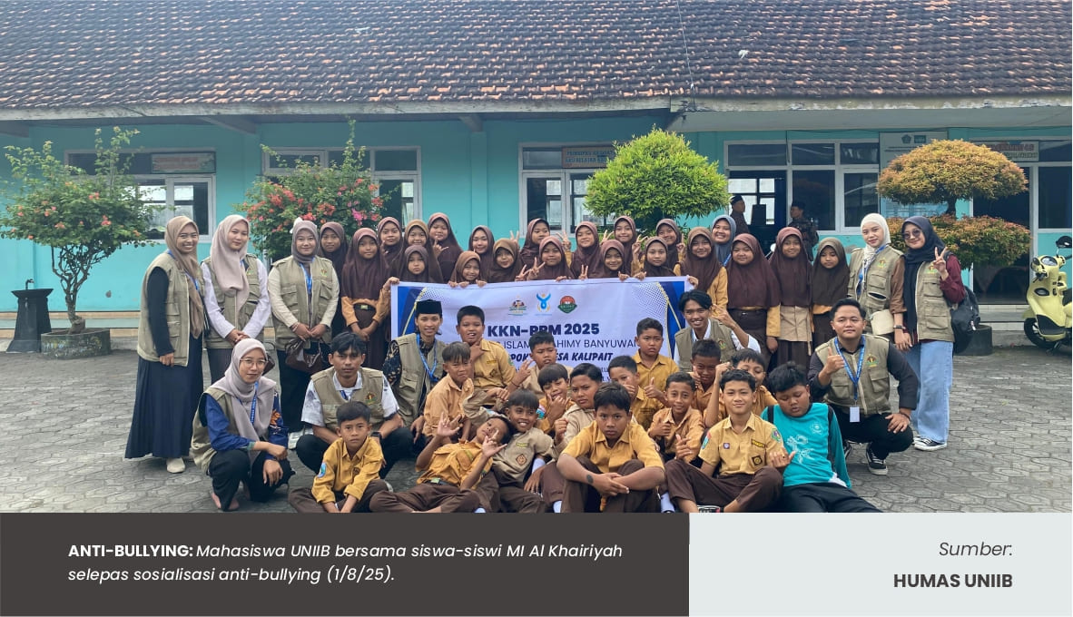 MAHASISWA KKN-PPM UNIIB GELAR SOSIALISASI BAHAYA BULLYING DI MI AL-KHAIRIYAH DESA KALIPAIT