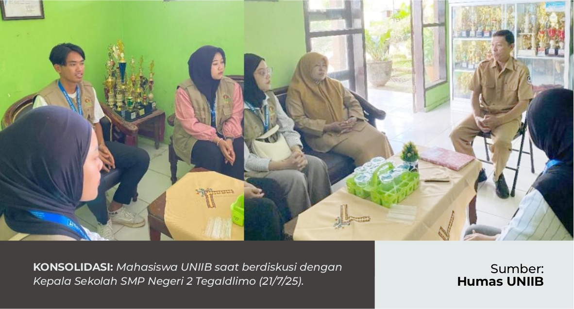 MAHASISWA KKN-PPM LAKUKAN KONSOLIDASI PROGRAM KERJA DI SMP NEGERI 2 TEGALDLIMO