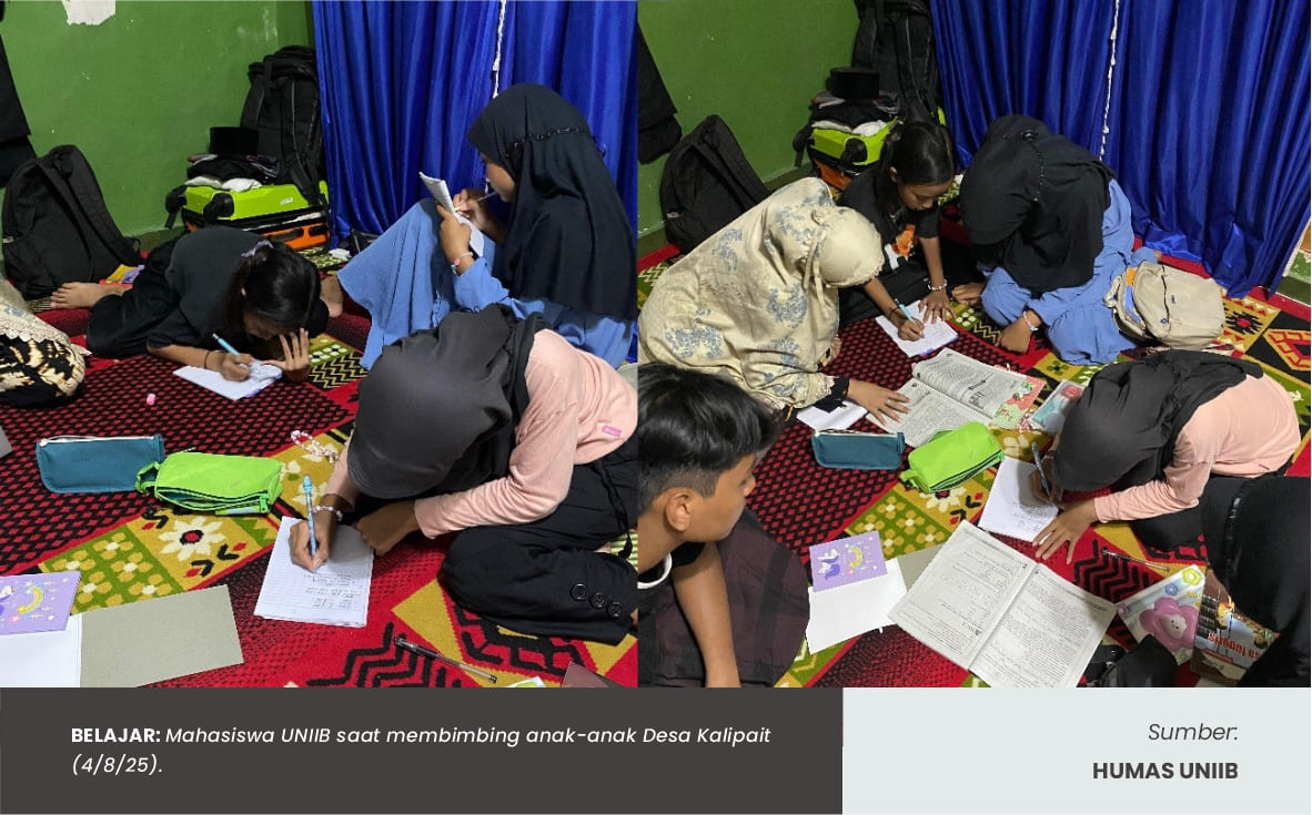 PELAKSANAAN PROGRAM KERJA PENINGKATAN LITERASI DENGAN STUDY GROUP MELALUI BIMBINGAN BELAJAR (BIMBEL) DI DESA KALIPAIT