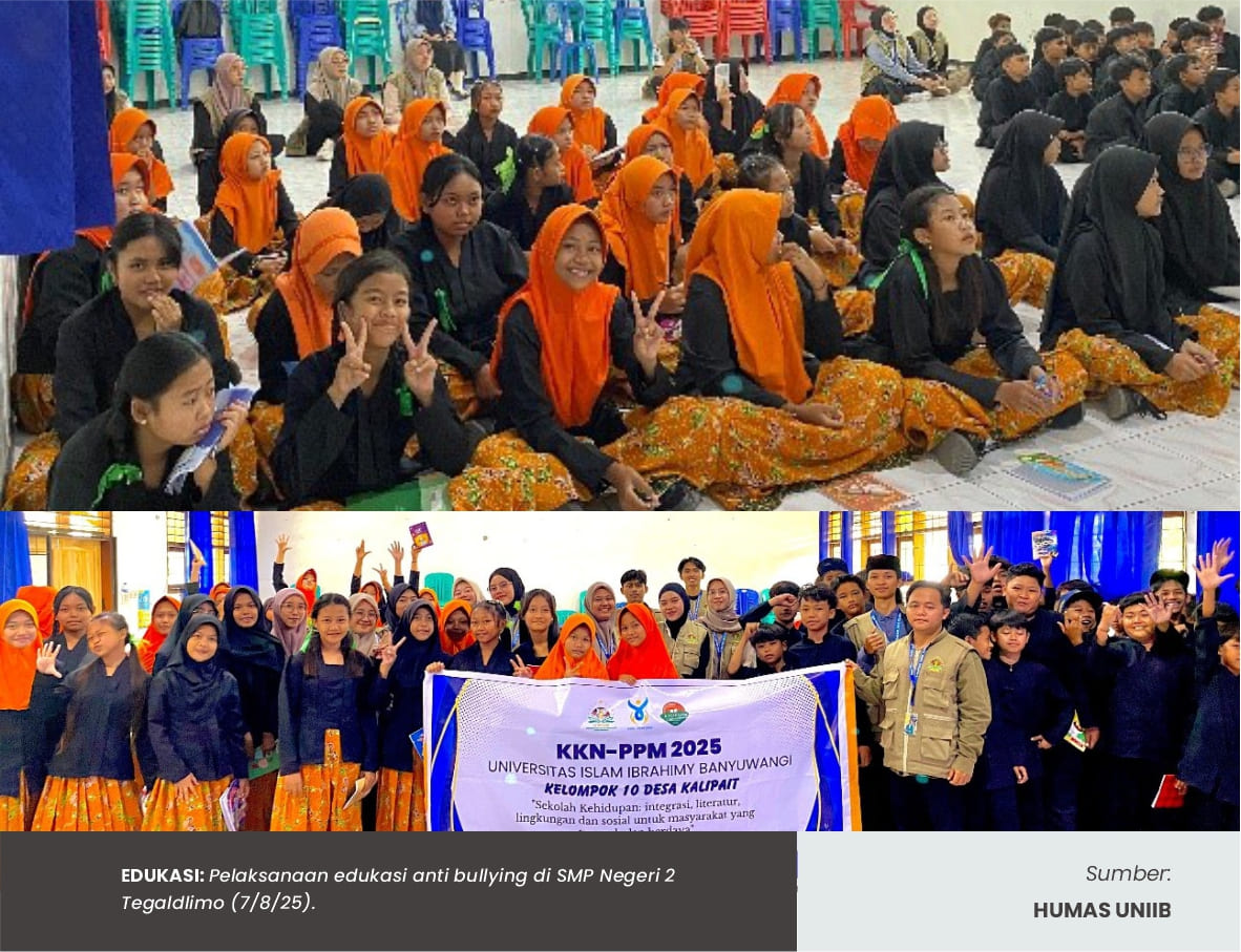 PELAKSANAAN PROGRAM KERJA PRODI PAI EDUKASI ANTI BULLYING DI SMP NEGERI 2 TEGALDLIMO