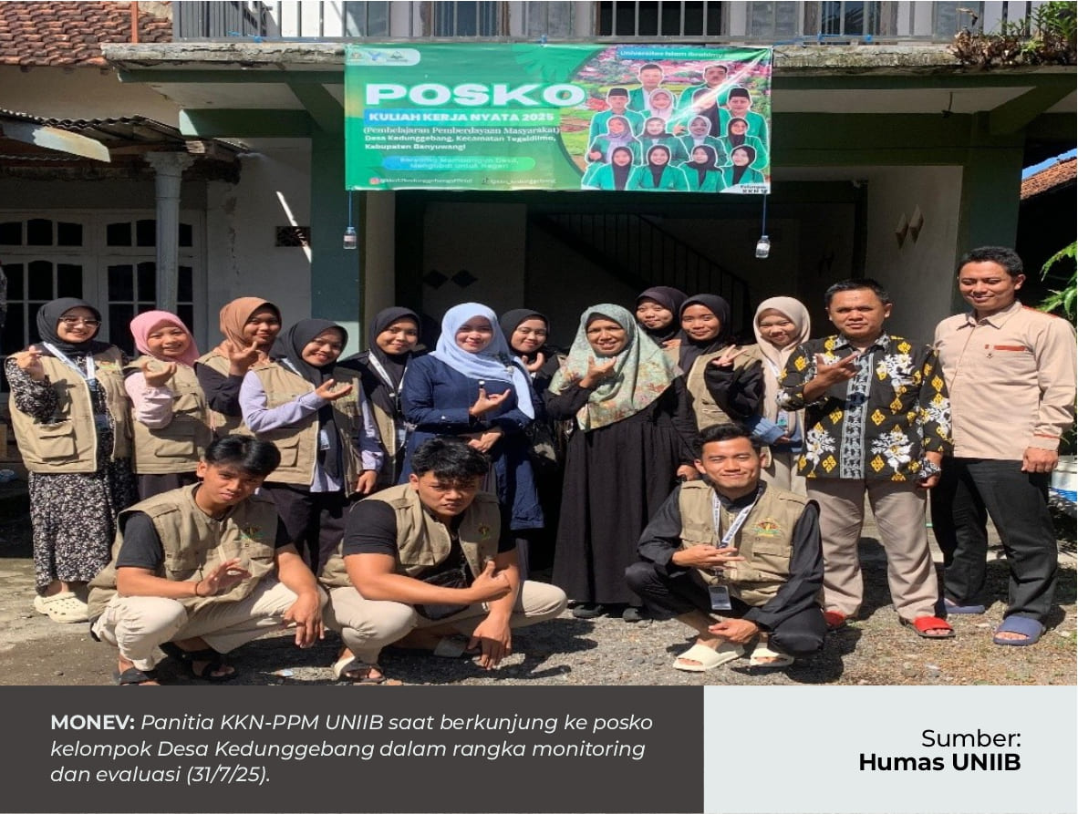 PANITIA KKN-PPM MONEV KE POSKO DESA KEDUNGGEBANG