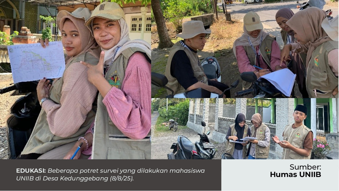 MAHASISWA KKN-PPM UNIIB LAKUKAN SURVEI DI DESA KEDUNGGEBANG