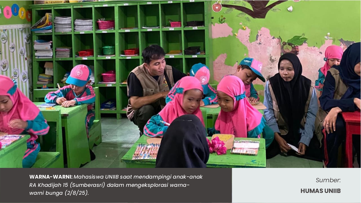 PROKER KLASTER PIAUD MAHASISWA KKN-PPM DESA SUMBERASRI: SENAM PAGI DAN EKSPLORASI WARNA-WARNI BUNGA