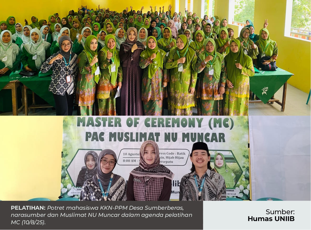PELATIHAN MASTER OF CEREMONY (MC) PAC MUSLIMAT NU MUNCAR