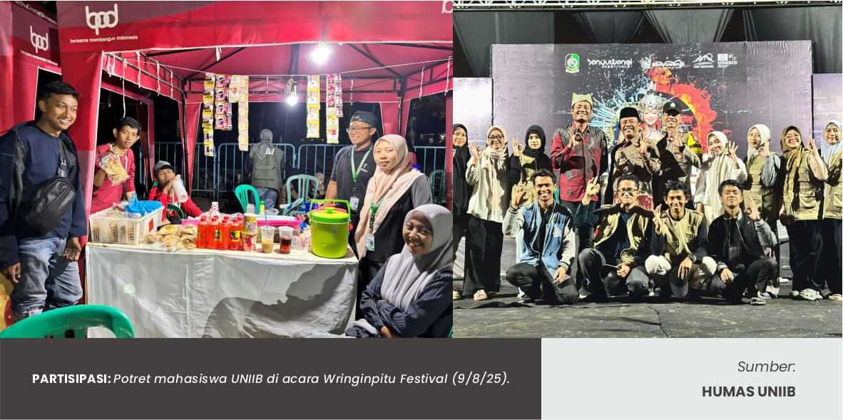 PARTISIPASI DAN KETERLIBATAN MAHASISWA UNIIB DALAM PENYELENGGARAAN KEGIATAN BAZAR UMKM WRINGINPITU FESTIVAL