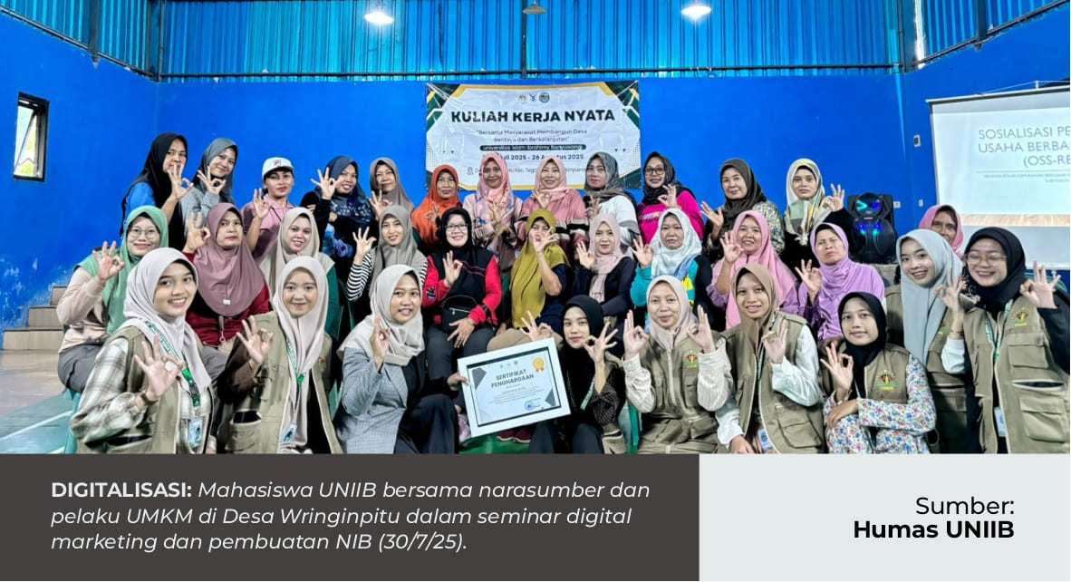 SEMINAR DIGITAL MARKETING DAN PEMBUATAN NIB DI DESA WRINGINPITU