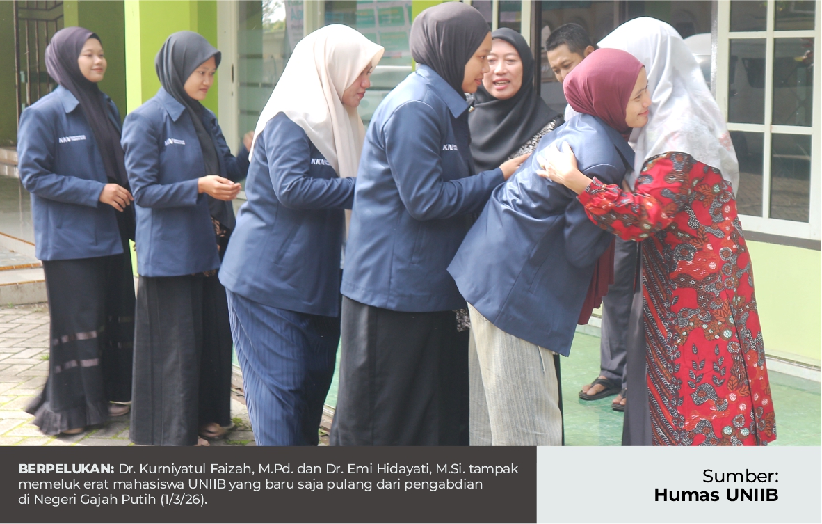 5 MAHASISWA UNIIB DISAMBUT DARI THAILAND