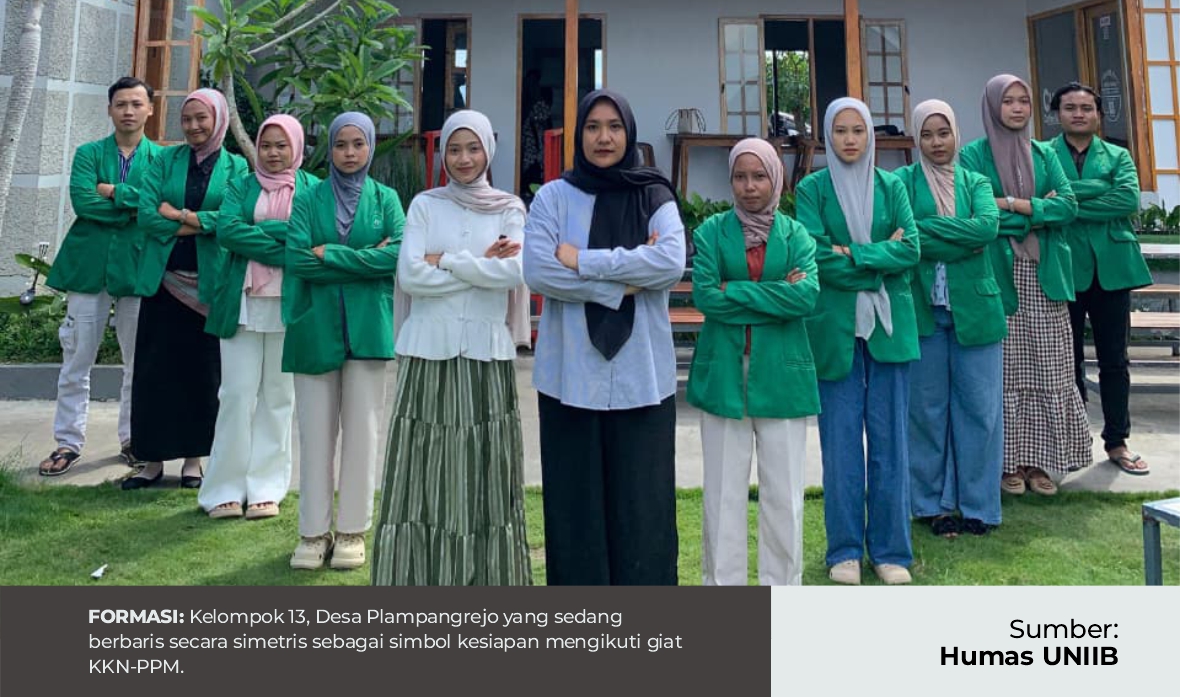 MATANGKAN PERSIAPAN PENGABDIAN, KELOMPOK 13 KKN-PPM UNIIB GELAR PERTEMUAN PERDANA BERSAMA DPL