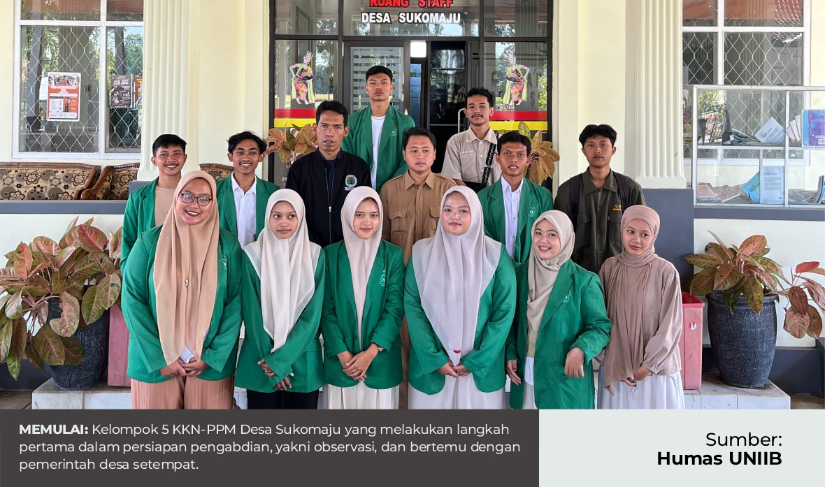 OBSERVASI MAHASISWA KKN-PPM UNIIB DI DESA SUKOMAJU