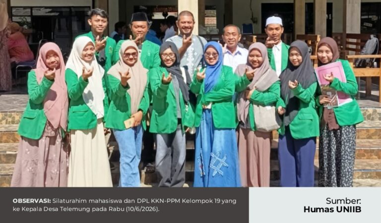 PERSIAPKAN PROGRAM KERJA, MAHASISWA KKN-PPM LAKUKAN SURVEI DAN OBSERVASI DI DESA TELEMUNG