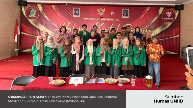 Observasi Moderasi Sosial dan Budaya di Desa Yosomulyo