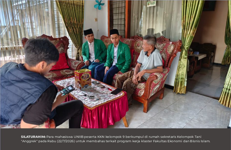 Matangkan Proker FEBI, KKN Kelompok 9 UNIIB Silaturahmi ke Pengurus Poktan Anggrek