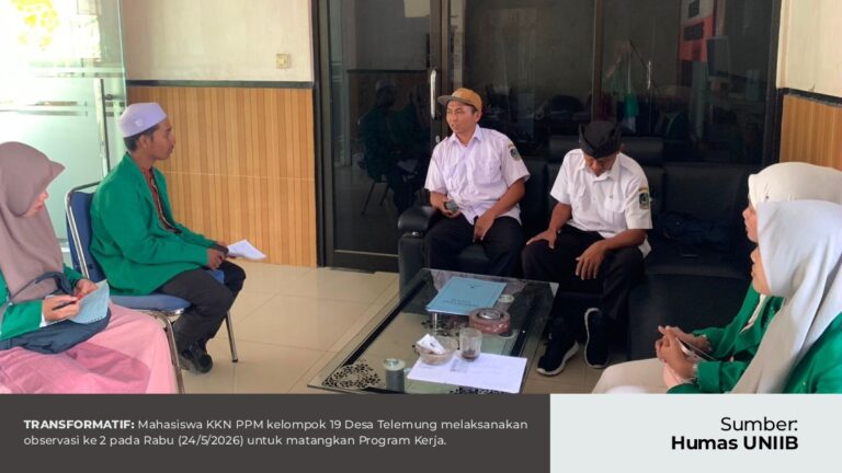 Mahasiswa KKN-PPM Desa Telemung Matangkan Program Kerja Melalui Observasi Lapangan