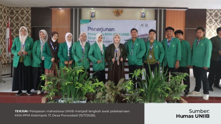 PENERJUNAN MAHASISWA KKN-PPM KELOMPOK 17 UNIVERSITAS ISLAM IBRAHIMY BANYUWANGI TAHUN 2026
