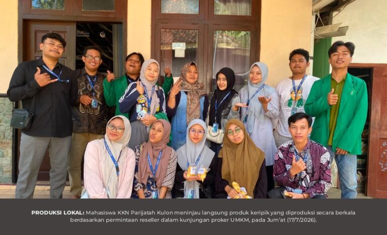Kelompok Parijatah Kulon Sambangi UMKM Keripik: Sinergikan Digitalisasi dan Edukasi Pentingnya Sertifikasi Halal