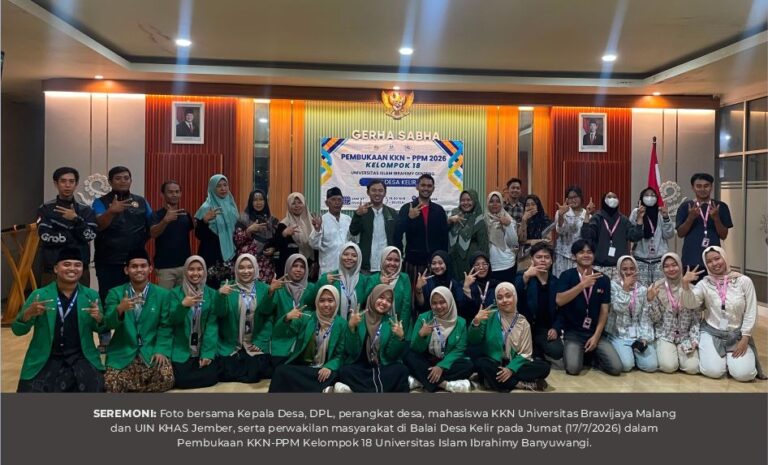 Resmi Dibuka, Mahasiswa KKN UIB Genteng Siap Mengabdi di Desa Kelir Banyuwangi