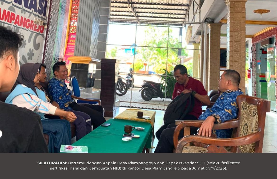 SINERGI BANGUN UMKM: MAHASISWA KKN-PPM UNIIB GANDENG KEPALA DESA, GUNA FASILITASI SERTIFIKASI HALAL DAN PEMBUATAN NIB