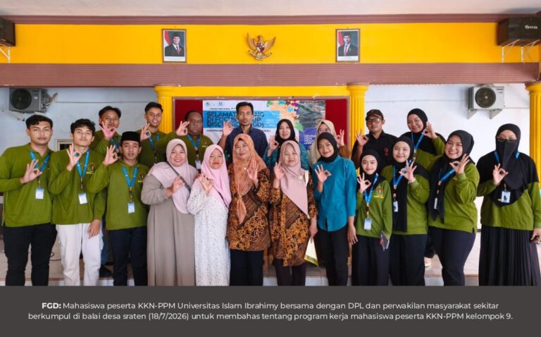 Penyelarasan Program Kerja KKN Kelompok 9 Melalui Focus Group Discussion (FGD) Bersama Masyarakat Desa Sraten