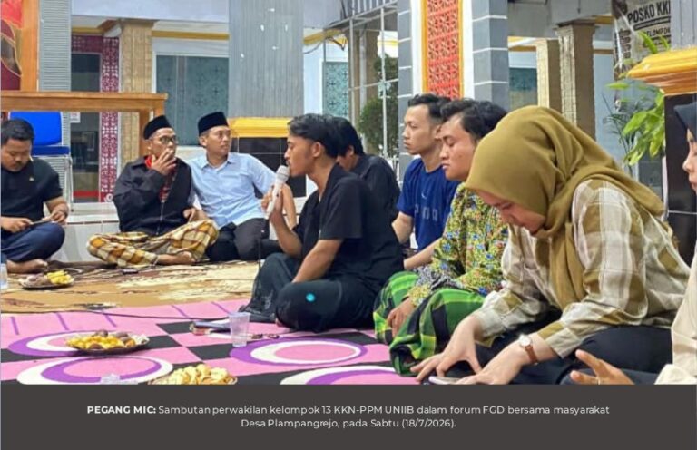 GELAR FGD BERSAMA UNIVERSITAS NEGERI MALANG: KKN-PPM UNIIB PETAKAN POTENSI DAN KEBUTUHAN DESA PLAMPANGREJO