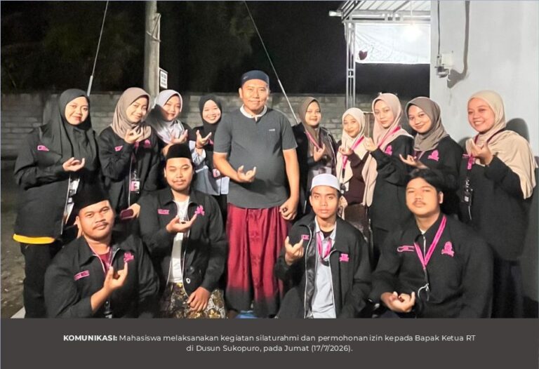 Membangun Sinergi Sejak Awal, Mahasiswa Bersilaturahmi dengan Ketua RT Dusun Sukopuro