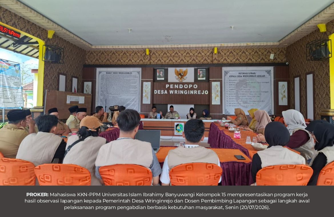 FGD Program Kerja KKN-PPM Kelompok 15 Wringinrejo Matangkan Program Pengabdian Masyarakat