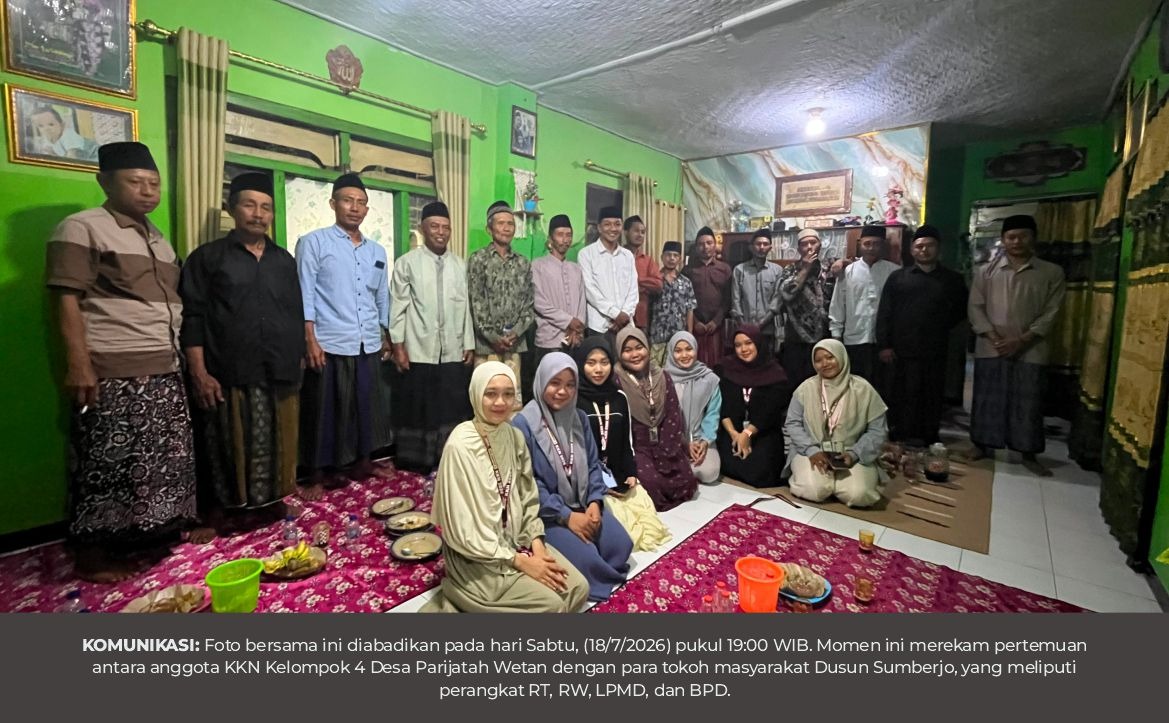 Mahasiswa KKN Gelar Musyawarah Bersama Tokoh Masyarakat Dusun Sumber Rejo