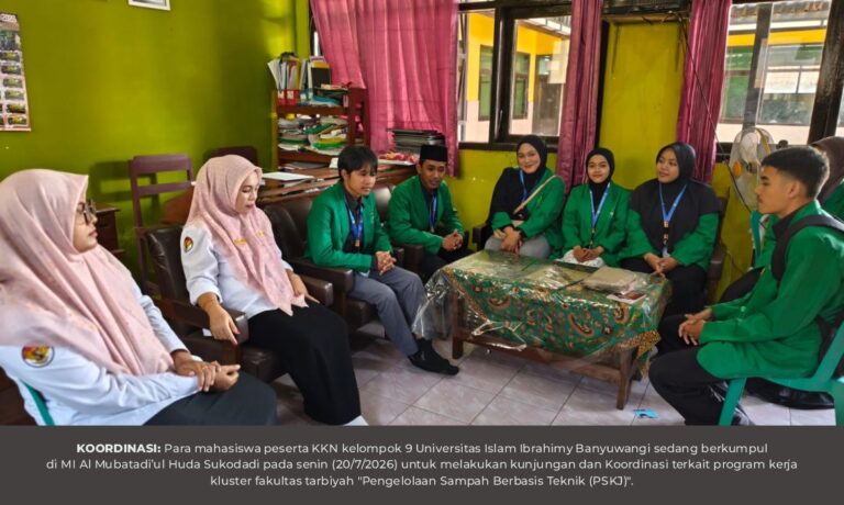 Kunjungan dan Koordinasi Mahasiswa KKN-PPM tentang Program Kerja Kluster Fakultas Tarbiyah
