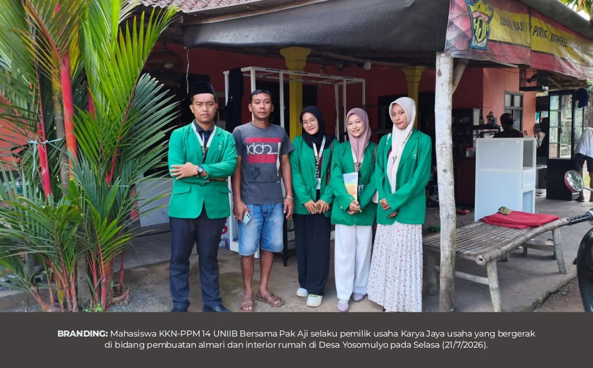 Kelompok Desa Yosomulyo Dampingi UMKM, Branding Produk Warga Setempat