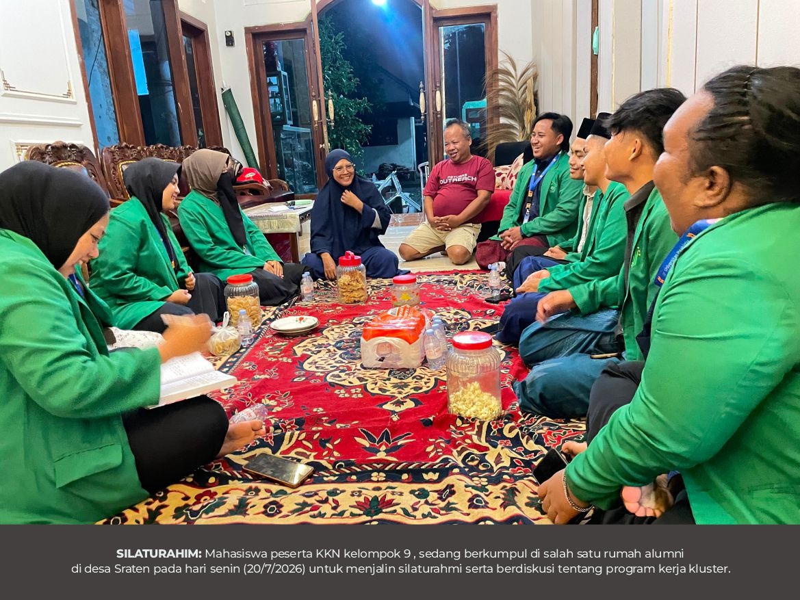 Eratkan Tali Silaturahmi, Mahasiswa KKN 9 Universitas Islam Ibrahimy Gelar Anjangsana ke Rumah Warga Sukodadi