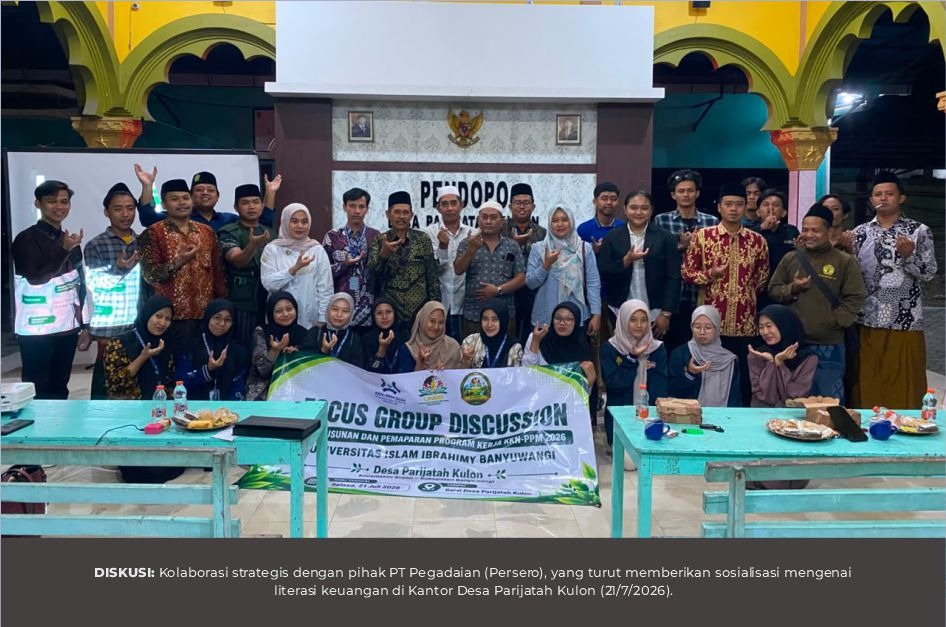 MAHASISWA KKN-PPM PARIJATAH KULON GELAR FGD PROGRAM KERJA