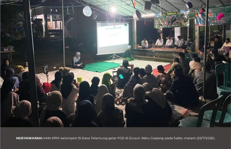Pererat Silaturahmi dan Serap Aspirasi, KKN Gelar FGD ‘Menjalin Keakraban’ Bersama Warga Dusun Watu Gepeng