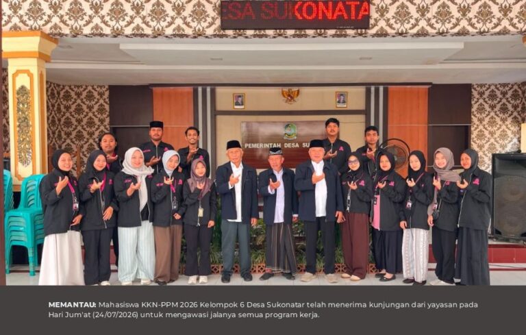 KUNJUNGAN MONITORING DAN EVALUASI DARI YAYASAN SOSIAL DAN PENDIDIKAN ISLAM IBRAHIMY