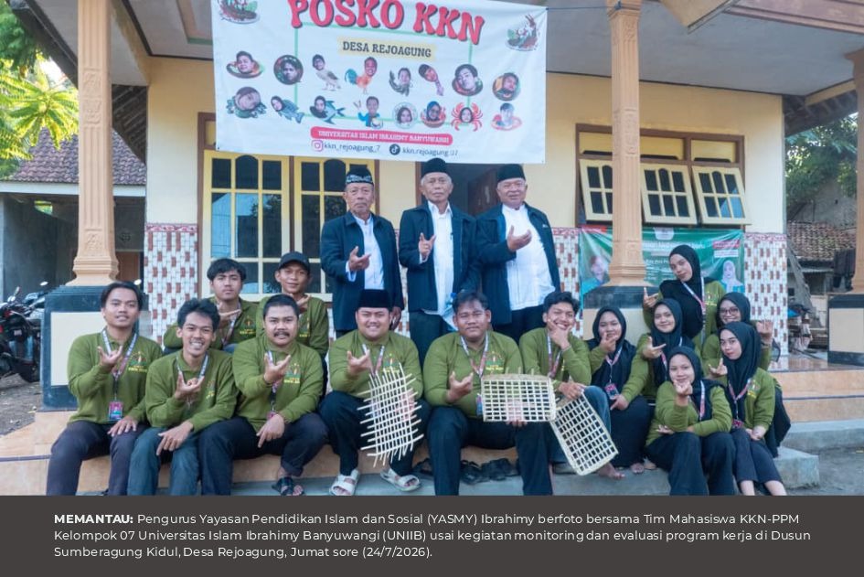 Pantau Pengabdian Mahasiswa, YASMY Monitoring KKN-PPM 07 UNIIB di Rejoagung