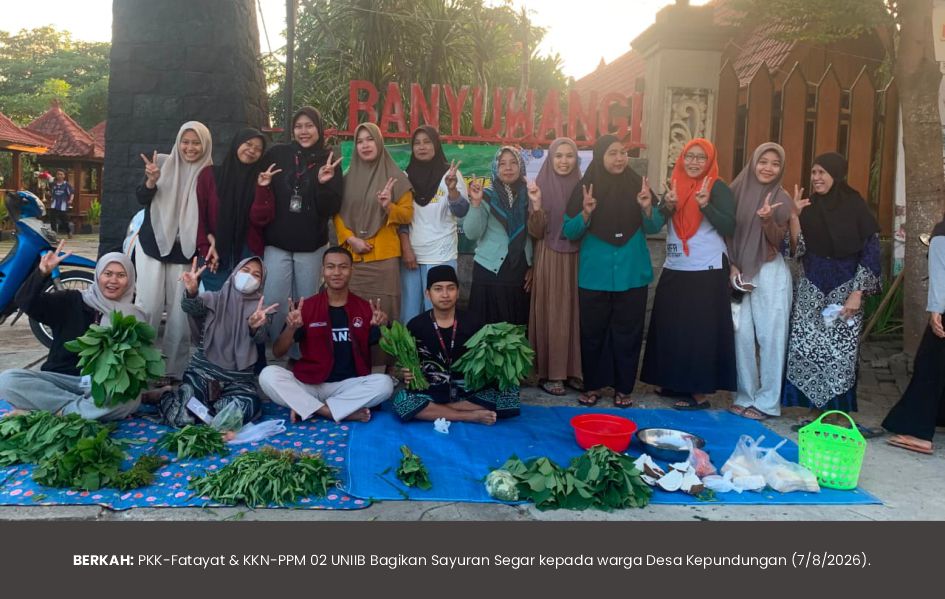 Gerakan Jumat Berkah: Mengoptimalkan Hasil Bumi Lokal untuk Kesejahteraan Warga Melalui Kolaborasi Perempuan Desa dan Mahasiswa UNIIB.