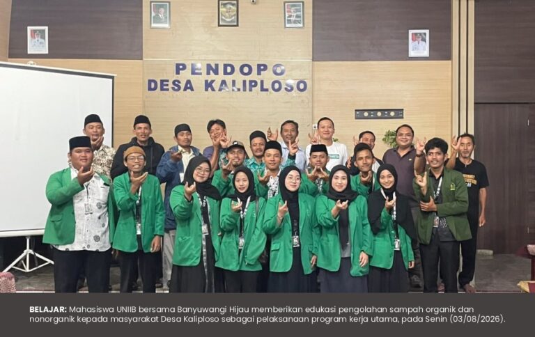 Pelaksanaan Program Kerja Utama : Edukasi Pengolahan Sampah Organik dan Nonorganik Kolaborasi Bersama Banyuwangi Hijau