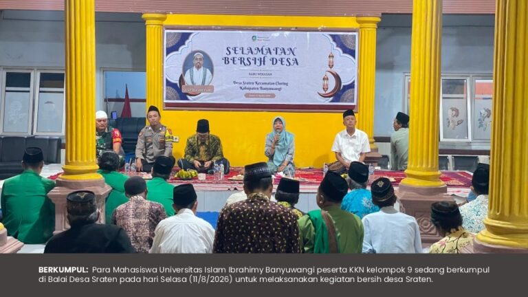 Lestarikan Tradisi Luhur, Kelompok 9 UNIIB dan Pemerintah desa Sraten Gelar Bersih Desa Bersama Ustadz Dhandi