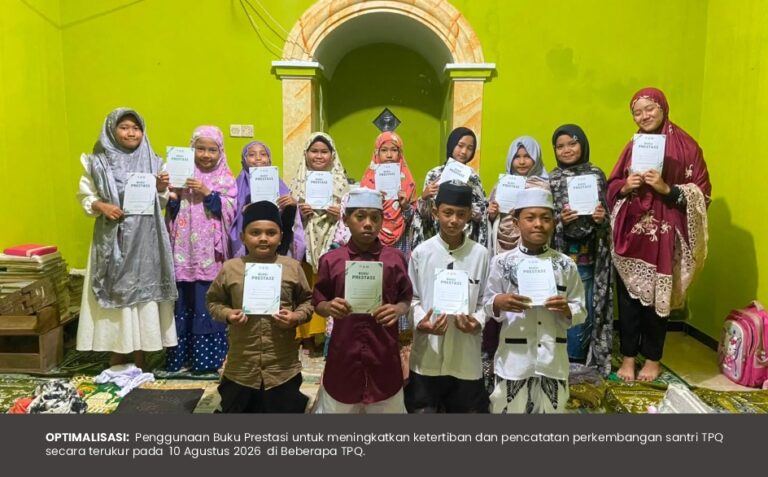 Tingkatkan Kedisiplinan Mengaji, Mahasiswa PAI Fakultas Tarbiyah Tuntaskan Program Kerja di Tiga TPQ