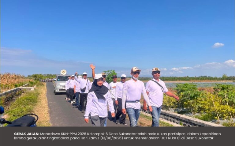 61 Grup Peserta Ramaikan Lomba Gerak Jalan Tingkat Desa di Sukonatar, Srono