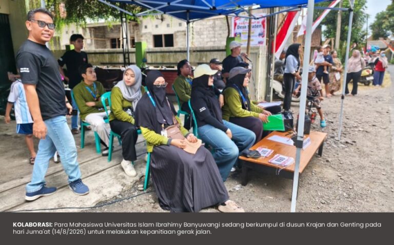 Semarakkan HUT RI ke-81, Mahasiswa KKN-PPM Kelompok 9 Bersama Panitia HUT RI KE 81 2026 Sukses Gelar Gerak Jalan