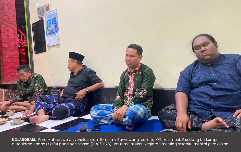 Penentuan Juara Gerak Jalan, KKN Kelompok 9 Universitas Islam Ibrahimy Banyuwangi dan Panitia Gelar Rapat Rekapitulasi Nilai