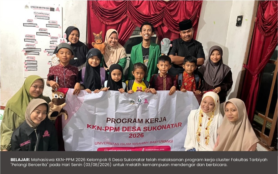 PROGRAM KERJA CLUSTER FAKULTAS TARBIYAH “PELANGI BERCERITA” KKN 6 SUKONATAR